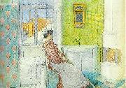 Carl Larsson martina-paus i stadningen Spain oil painting artist